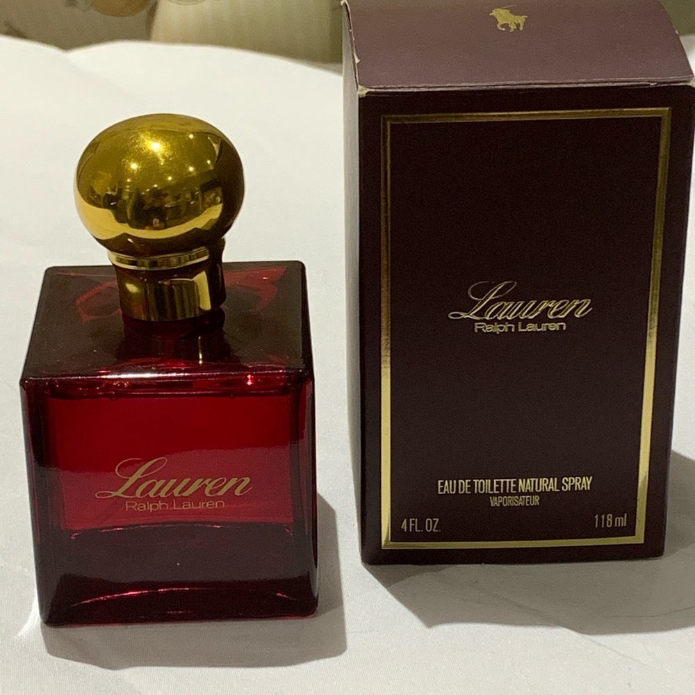 Vintage Bottle of ladies perfume by Ralph Lauren